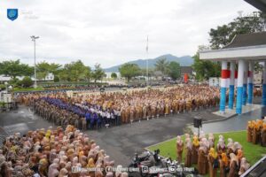 Wali Kota Ternate Pimpin Apel Gabungan ASN: ASN Harus Jadi Garda Terdepan Tanggapi Keluhan Warga