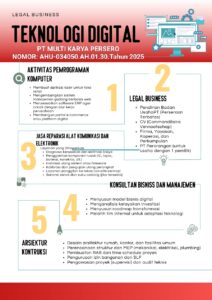 PT Multi Karya Persero Hadir Sebagai Solusi Terpadu Digital, Hukum, dan Konstruksi untuk Mendorong Pertumbuhan Bisnis di Era Modern